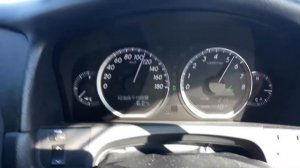 Разгон Toyota Crown Majesta UZS186 0-100 км/ч  на топливе Тотек Торнадо RX-100 6.1 сек