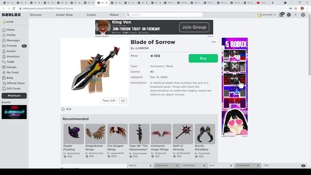 Roblox UGC Swords ^^ смотреть онлайн