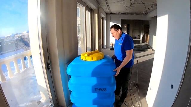 Водоподготовка в коттедже с накопительной емкостью. Механика, умягчение и осветление. 800 литров/ча смотреть онлайн