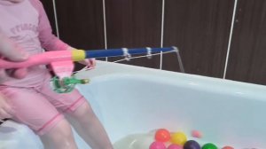 Детская рыбалка Кунг Фу Панда и Ванная с Шариками Kids fishing Kung Fu Panda and Bath balls