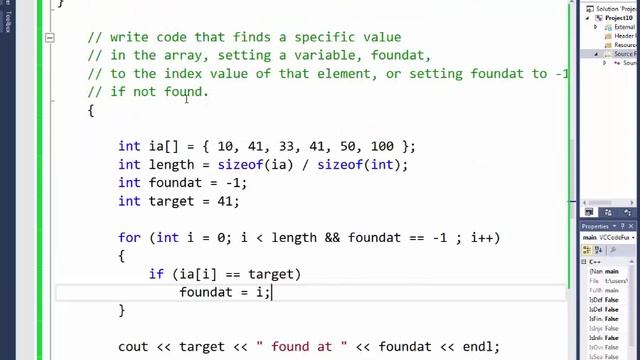 CIT1173-7081 C++ Lecture Nov8 2016 -- array loops смотреть онлайн