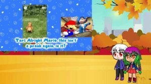 Gacha Reacts (OCs)– Mario reacts to Nintendo Memes 2 by @SMG4