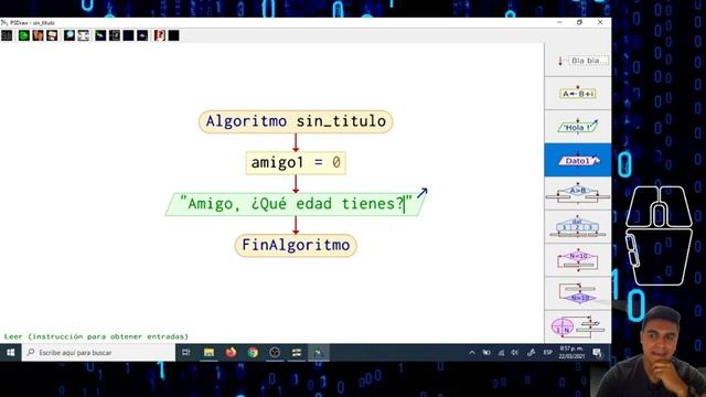 3- Operadores de asignación, escritura y lectura en Pseint смотреть онлайн