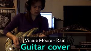 VINNIE MOORE - Rain | Guitar Cover by Vladi Lunev