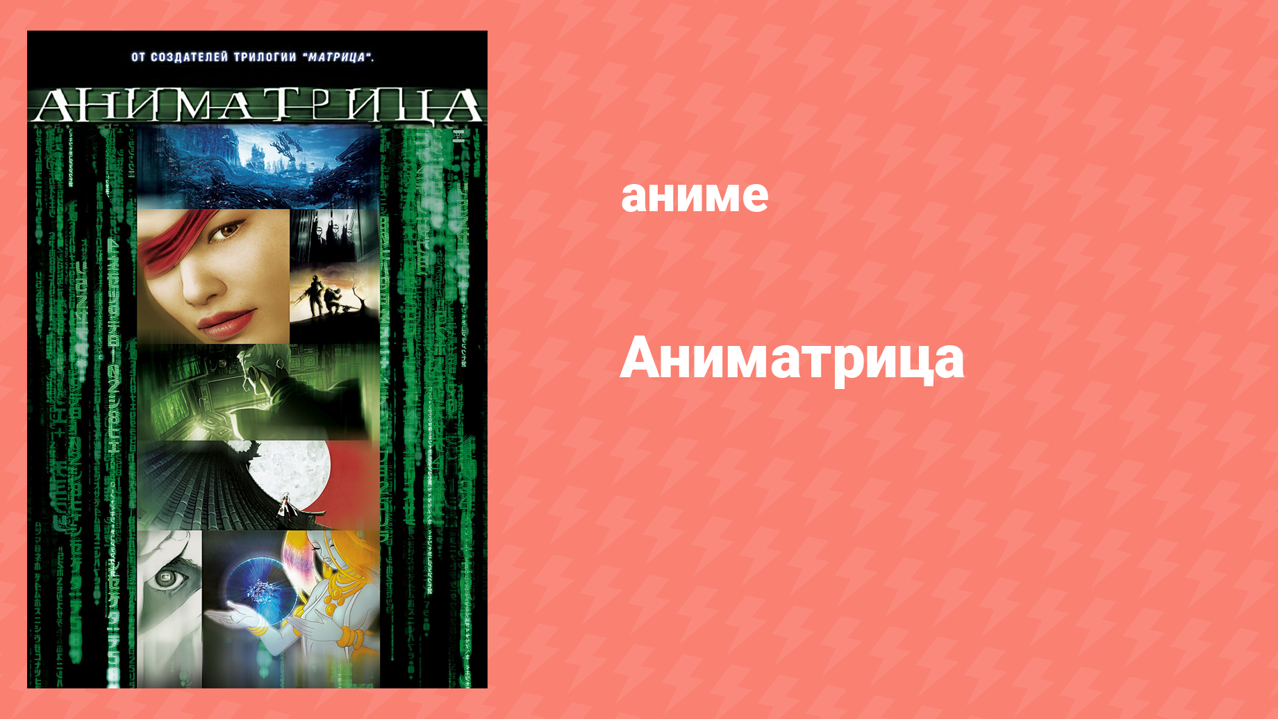 Аниматрица 3 серия «Второе возрождение, часть 2» (аниме-сериал, 2003)