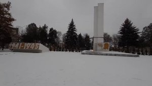 Георгиевск. Площадь ЖД вокзала.