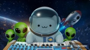 bongo cat в космосе