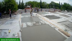 Декоративный бетон технология.