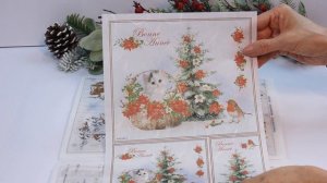 Winter Collection Christmas Decoupage Rice Paper AistCraft