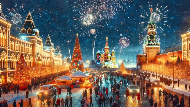 [4K UHD] Happy New Year 2024 🎁Top Christmas Songs of All Time, Peaceful Christmas Music 2024