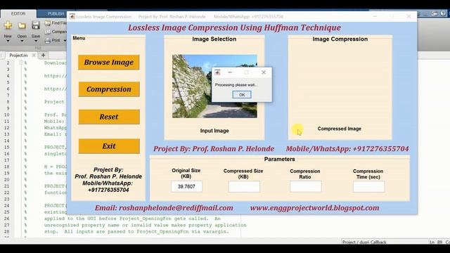 Lossless Image Compression Using Matlab Source Code