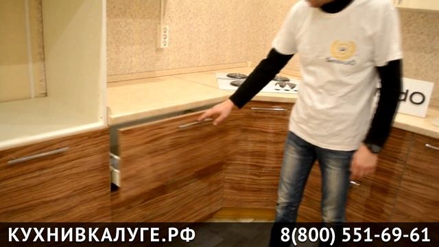 Большая кухня с фасадами из пластика смотреть онлайн