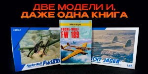 Самолет-разведчик, ночной истребитель Fw-189, обзор моделей и чудесной книги.
