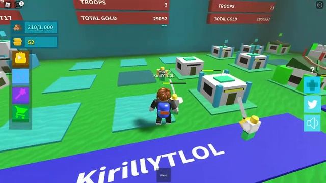 Создаю свою армию в роблоксе в Army Control Simulator #1 смотреть онлайн