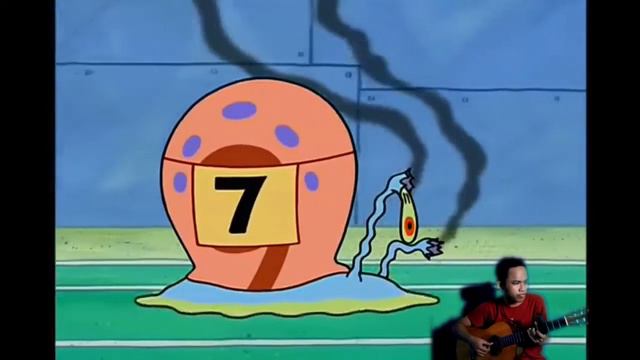 Spongebob Snail Race X Naruto | Sadness & Sorrow Guitar Cover смотреть онлайн