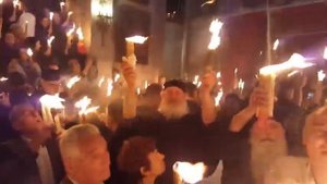 "Благодатный огонь не обжигает. Пасха 15.04.2017"-