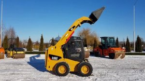 Мини погрузчик ( фронтальный погрузчик ) Cat 246C. На площадке в Украине