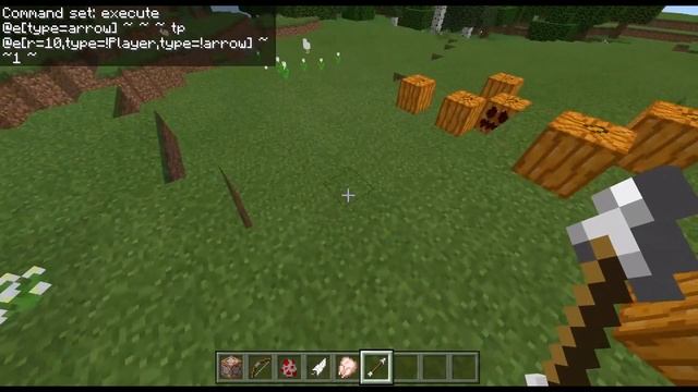 How to make Magnetic Arrows with command blocks - Minecraft PE смотреть онлайн