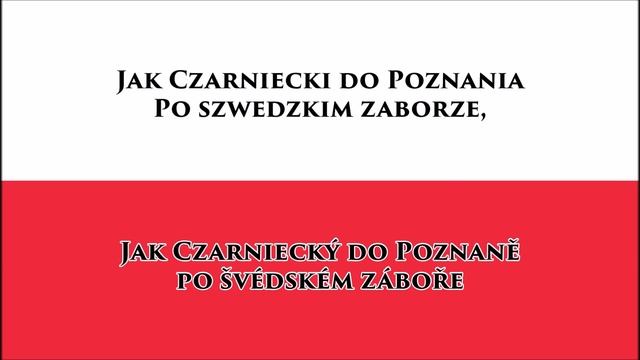 Polská hymna - Anthem of Poland (PL/CZ text) смотреть онлайн