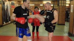 Открытая тренировка по ушу-саньда М.Быковского