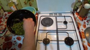 картофель жареный с папоротником
