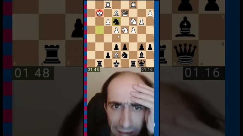 ДА ОН САМ ПРЕТ ВПЕРЕД! // ШУРА ГЕЛЬМАН #шахматы #chess #shorts