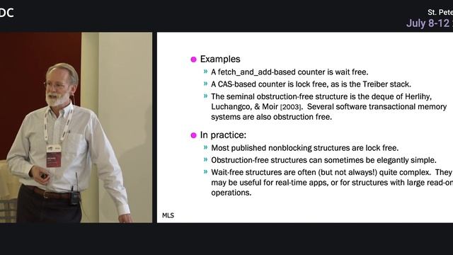 Michael Scott — Nonblocking data structures. Part 1. смотреть онлайн