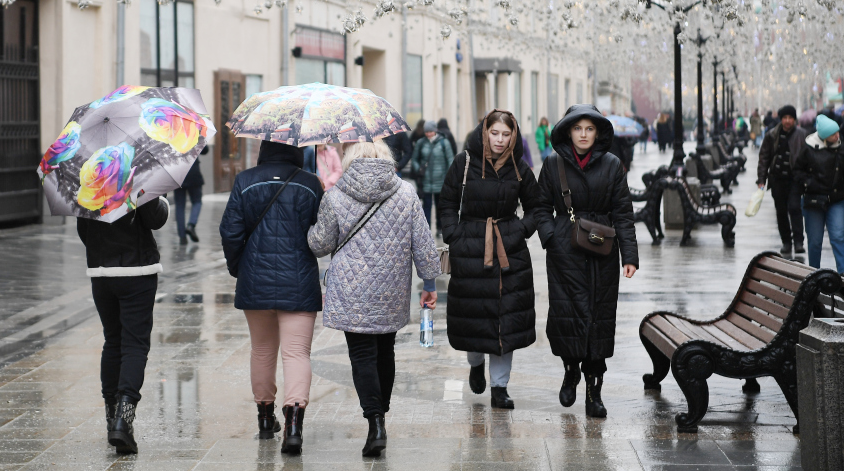 Непогода в Москве: в конце недели в столице может пойти мокрый снег