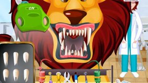 Мультик игра для детей. Лечим животных - играем в доктора Стоматолог тварин