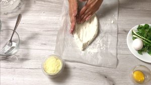 Рецепт хачапури по аджарски с творогом и сыром сулугуни (лодочка)