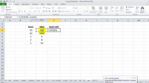 Cara menghitung logaritma dengan fungsi LOG Excel