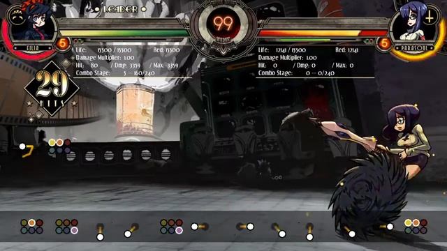 Skullgirls 2nd Encore: Basic Filia Combo смотреть онлайн