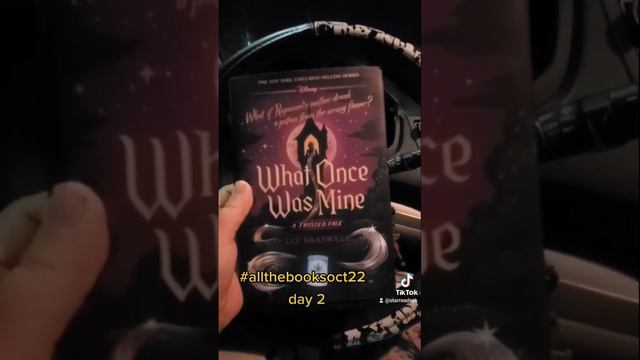 currently reading: What Once Was Mine A Twisted Tale #booktube #booktok #disneybooks