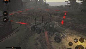 Mudrunner mobile как в симуляторе погрузить брёвна ?( часть 1)