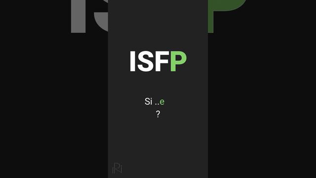 Как определить когнитивные функции ISFP