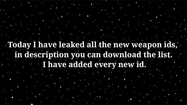[PG3D 23.0.3] Updated weapon ids .txt file смотреть онлайн