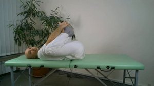 № 3  упражнение для растяжки спины 2, пояснично-крестцовый отдел