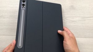 Samsung Galaxy Tab S9+ Plus Beige & Official Book Cover keyboard - Unboxing