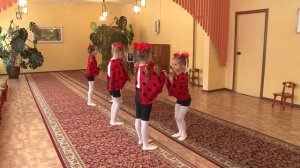 Танец Божья коровка в детском саду. Ladybug dance.