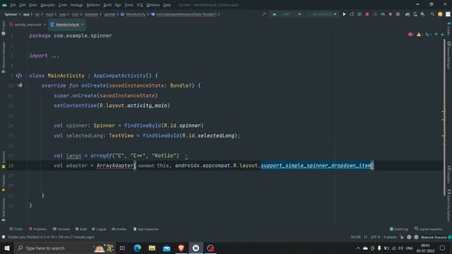 10.1: Spinner in Android Kotlin #48
