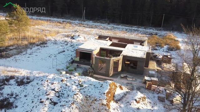 Строительство коробки  дома в п. Усть-Качка. Строим капитальные каменные дома на века с 1997 года ?