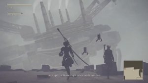 Goliath In The City Ruins - Nier Automata Part 14 - No Commentary