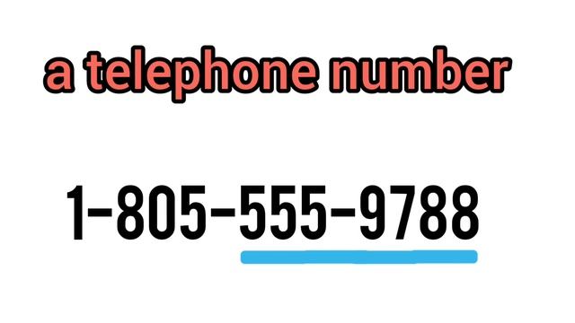 How to Pronounce Telephone number in American English