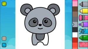 Раскрашиваем животных. Раскраски для детей - Развивающее видео