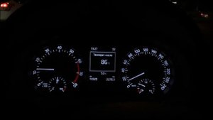 Температура масла Skoda Rapid