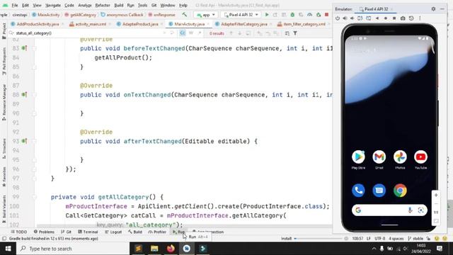 #9. Android REST API -  RecyclerView Horizontal with Dynamic List Data from MySQL DB Server