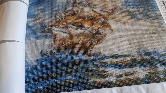 Обзор/ Паруса, но не АЛЫЕ/AliExpress / diamondpainting смотреть онлайн