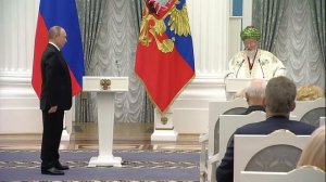 Вручение государственной награды Верховному муфтию, Шейх-уль-Исламу Талгату Сафа Таджуддину в Кремл