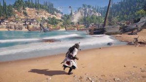 Табличка "На привязи". Мегарида. Assassin's Creed® Одиссея