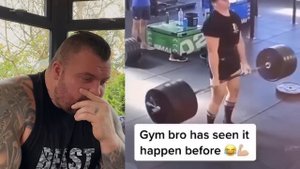 OOPS I FORGOT MY GYM BELT... | Hilarious Gym Fails With Eddie Hall